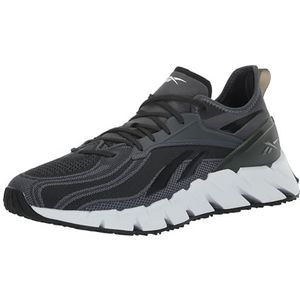 Reebok Unisex-Adult Zig Kinetica 3 Sneaker, Puur Grijs Wit Zwart, 6 UK Men/ 4.5 UK Women