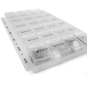 Pillendoosjes - Pill Box - Organizer - 7 Dagen - Compartmenten