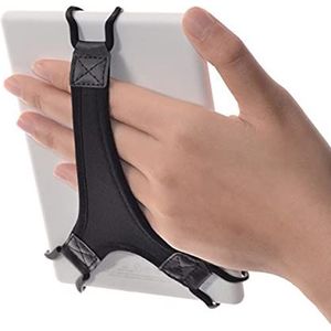 Universele antislip Beveiliging Elastische Handriem Houder Stand Vinger Grip Compatibel voor Tabletten iPad Kindle E-readers