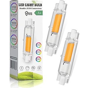 APLUSZ R7S 78mm LED Lamp 20 W Dimbare J78 Dubbele Ended Reflector Licht Warm Wit 3000 K COB Filament Chip J Type Lineaire Gloeilamp 200 W Halogeen Vervanging Energiebesparing R7s Schijnwerper