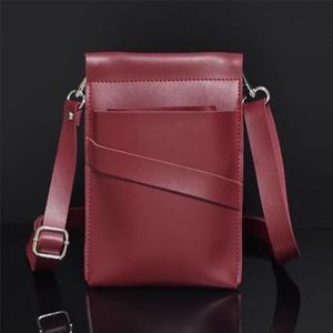 Kappersgereedschapsset Crossbody Taille Hangende Haarkniptas for Kappers(Red)