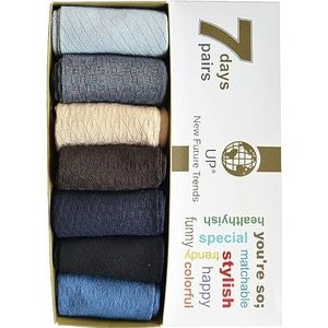 Men's Bamboo Thin Dress Socks (7 Pairs Set)