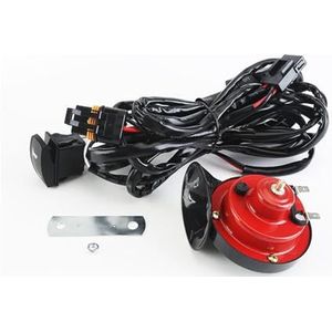 Luidspreker bedrading set 12 V UTV RZR PRO één op één met claxon schakelaar (grootte: 24V Speaker bedrading harnas één op één)