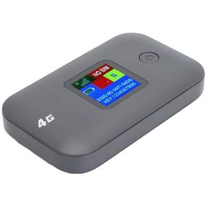 Saluaqui Portable 4G Mobile WiFi Hotspot - 300 Mbps Snelheid, Verbindt 10 Apparaten Tegelijkertijd, 3000 MAh USB Powered, WPA/WPA2 -codering Europese en Aziatische Edities