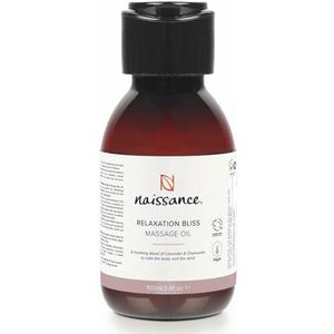 Naissance No Knead To Stress - ontspannende massageolie 100 ml - 100% natuurlijk met etherische oliën lavendel, ylang ylang, oranje, cederhout, patchouli en kamille
