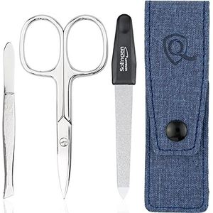 marQus manicureset 3-delige reisset met vijl uit Solingen nagelverzorgingsset nagelschaartje en nagelset