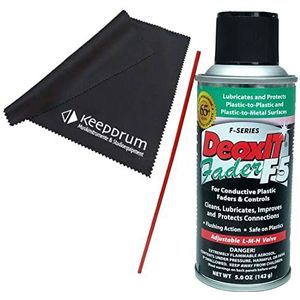 Hosa Caig Deoxit F5S-H6 Faderlube verzorgende smeermiddel reiniger + keepdrum microvezeldoek