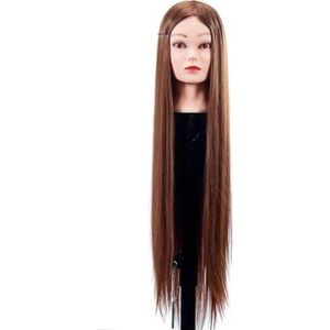 30 inch professionele mannequin-pop met hoge temperatuur, oefenhoofd for kappers, make-up en haarverzorging(Makeup)