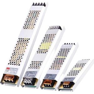 Ultradunne DC 12 V 24 V led-voeding, 60 W, 100 W, 150 W, 200 W, 300 W, 400 W, AC180-260 V driver voor ledstrips (400 W)