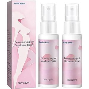 Vrouwen Deo-dorant Intieme Spray - Kruidenextracten Geur & Jeuk Relief - 20 Ml