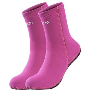 WYYHAA Neopreen watersokken van 3 mm voor snorkelen, surfen, kajakken - antislip, thermische, duurzame wetsuitsokken, roze, L