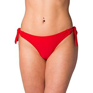 Aquarti Dames Braziliaans Bikinibroekje met Touwtjes, Rood, 38