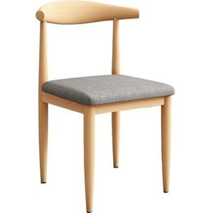 Eetkamerstoelen Houten Eetkamerstoel Moderne Rugleuning Stoel Dichtheid Spons Kussen Keukenstoel Vrijetijdsstoel Kleedstoel Koffiestoel voor Thuiskeuken en Café-bar (Color : A, Size : 4pcs)