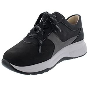 Finn Comfort Profylaxe 97312-901757 halfhoge schoen, buggy/patagonia, zwart/street, uitneembaar voetbed, uniseks, zwart, 40.5 EU
