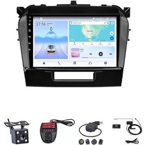 Android 13 Multimedia Speler Auto Radio GPS Navigatie Draadloze Carplay Auto Plug En Play Voor Suzuki Vitara 2015-2019(4G+WIFI 4G+64G)