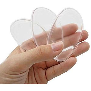 Mydio 3-pack siliconen make-upspons [wasbaar] Premium kwaliteit - Clear Silisponge Cosmetische Puff Pad - Vloeistof/Gel Foundation, markeerstift, make-up, concealer, primer & BB Cream Applicator