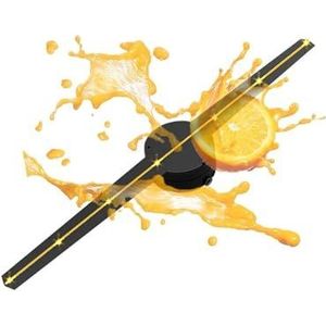 3D Holografische Projector Reclameapparatuur Led 42Cm Led Hologram Fan 1600 * 384 for Bedrijven, Bars, Halloween Levendige beelden