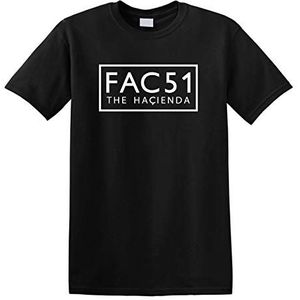FAC51 The Hacienda Factory Records Manchester Joy Division Heavy Cotton t-Shirt - zwart - S