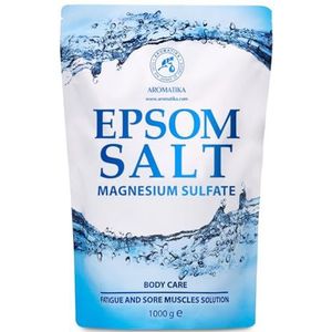 Badzout 1000g Epsom Zeezout voor Spieren & Gewrichten - Verlicht Pijnlijke Spieren - Ontspanning - Verzachtend en Verwarmend - Spierpijn - Vermoeidheid