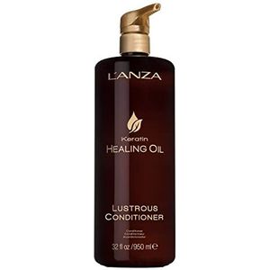 L'ANZA Keratin Healing Oil - Glanzende Conditioner - Voor Beschadigd Haar - Verzorgen, Glans, Kracht, Zijdezachte Look, Zonder Sulfaten En Parabenen, Glutenvrij (950 ml)