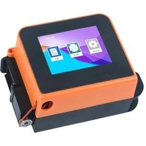 voor Datum Barcode Batchnummer Logo QR-code 12,7 mm mini-handheld inkjetprinter for QR-barcode batchdatumnummer logo vervaldatum coderingsmachine 25 talen(Include 1 Cartridge)