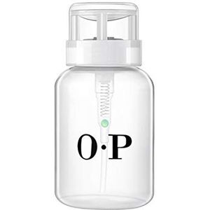 200ML Nail Art Polish Pomp Dispenser Fles Plastic Remover Container Sub Flessen Make-up Benodigdheden Voor Reiniging Print Wit