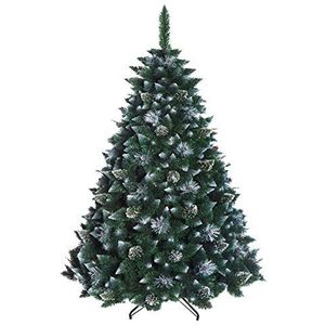 CHRISTMAS TREE New Boxed Traditional Forest Green Luxury TREE (Snow-covered, 180 cm)