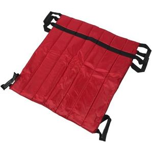 Patiëntoverdrachtmat, Body Assist-tilmat Goede Taaiheid Gemakkelijk Onderhoud Multifunctioneel Vaste Structuur Stabiele Verplaatsing met 6 Handgrepen voor Thuisziekenhuis (Rood)