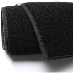 Beschermend kussen Dashboardhoes Voor Auto Instrumentenpaneel Anti-slip Zonneklep Voor Nissan NP300 Voor Navara D23 2014-2019 3e Generatie(Zwart,LHD)