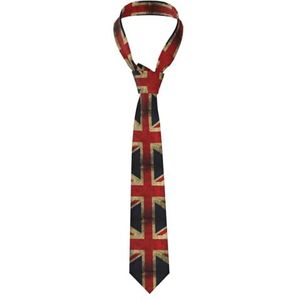 OdDdot Kleurrijke Patroon Mannen Polyester Mode Print Tie Geweldig Voor Business Dagelijks Werk Bruiloft Feest Dansen Geschenken Etc, Britse vlag, Eén maat