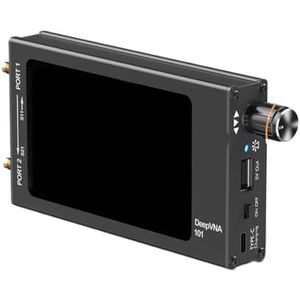 Antenne-analysator, DeepVNA-101 4,3 Inch Antenne-analysator 10k-1,5GHz VHF UHF Netwerkanalysator HW3.2 IPS LCD + Metalen Behuizing NanoVNA-F, voor netwerkkabeldiagnostiek