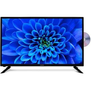 MEDION E13227 (MD 30327) 80 cm (32 inch) HD TV (geïntegreerde DVD-speler, Triple Tuner Receiver DVB-T2 DVB-C DVB-S2, 2 x HDMI, VGA, USB, Media Player, CI+)