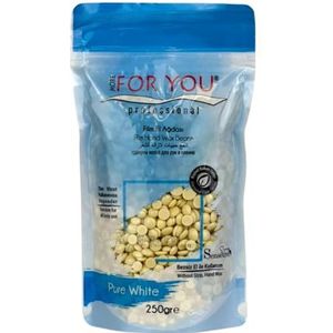More For You Film Hand Wax Beans 250 g - Hot Wax Sir Agda Ontharingswax (Puur Wit)