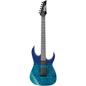 Ibanez GRG120QAASP-BGD GIO-serie elektrische gitaar - zwarte hardware - blauwe gradiatie
