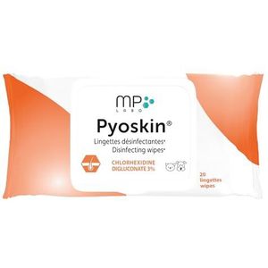 MP Labo - Pyoskin Wipes - Desinfecterende Doekjes - 20 Doekjes - 3% Chloorhexidine