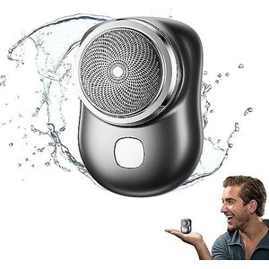 2023 krachtig stormscheerapparaat voor mannen, draagbaar elektrisch scheerapparaat oplaadbare USB, mini-scheerapparaat draagbaar elektrisch scheerapparaat voor mannen vader vriendje geschenken (kleur: