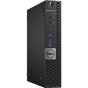 Dell Optiplex 7050 Mini-PC Desktop-computer (gereviseerd) CPU Intel Core i5-6400T, 8GB RAM, 240GB SSD, Windows 11 Pro, HDMI Wi-Fi