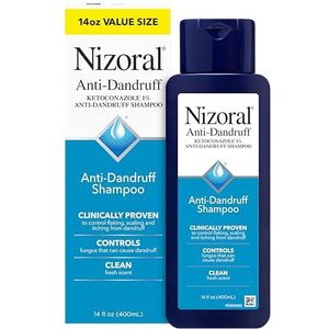 Nizoral Anti-roos shampoo met 1% ketoconazol, 14 Fl Oz, frisse geur, anti-schimmel shampoo