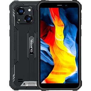 OUKITEL Android 12 WP20 Pro onbreekbare telefoon, 20 MP, dubbele camera, IP68, waterdicht, schokbestendig, smartphone, Octa Core 4 GB, 64 GB, batterij 6300 mAh, 5,93 inch HD+, Dual SIM,