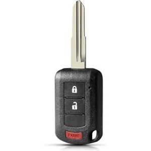 autosleutel behuizing Voor Mitsubishies Voor Eclipse Voor CROSS Lancer 2018 2019 2020 2021 Auto Sleutel Shell 2/3/4 Knoppen afstandsbediening Autosleutel Shell Case Autosleutel Cover Shell(2 1 Buttons