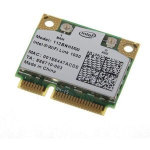 Intel Wifi Link 1000 Mini PCI Express Wireless-N Kaart 802.11b/g/n 2.4 GHz 112BNHMW 300Mbps