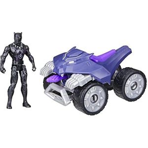Marvel Epic Hero Series Black Panther Claw Strike ATV, speelgoedauto speelset met actiefiguur en accessoires, Avengers Super Hero speelgoed voor kinderen vanaf 4 jaar