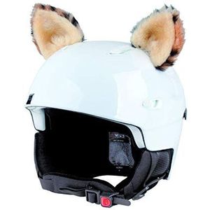 Crazy Ears Helm-accessoires, oren, kat/tijger/lynx/kikker, ski-oren geschikt voor skihelm, motorhelm, fietshelm en nog veel meer, lynxoren