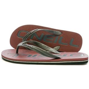 O'Neill Teenslippers voor heren, bordeauxrood/zwart, Rood, 44 EU