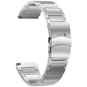 Titanium band geschikt for Huawei Ultimate Watch GT 4 Pro 3 46mm 2e Business Band geschikt for Galaxy Gear S3 geschikt for Amazfit Balance GTR 47mm(Silver,For Amazfit GTR 3)