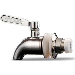 ANSNOW Chafer Urn-Dispenser Voor Warme Dranken Met Afneembaar Deksel Voor Commercieel Gebruik, Roestvrij Staal, 3 Gallon/Transparant