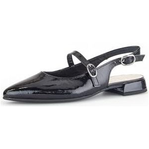 Gabor Dames slingpumps, damesschoenen met hak, Zwart 97, 39 EU