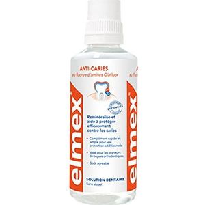Elmex Tandoplossing tegen cariës, 400 ml, 3 stuks