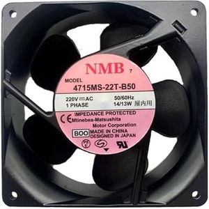 LMNCBVYA High-Performance 120mm Cooling Fan 4715MS-22T-B50-14/13W, 50/60Hz, Silent Operation for Optimal Cooling