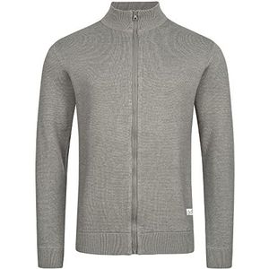 INDICODE Heren Marco Vest met opstaande kraag van 75% katoen Grey Mix X-Large